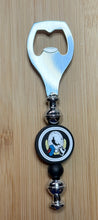 AFL Beaded Bottle Opener Stainless Steel