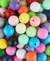 19mm Round Random Colour Mix