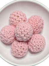 16mm Crocheted Covered Wooden Beads