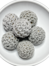 16mm Crocheted Covered Wooden Beads