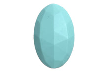 40mm Flat Oval Faceted