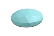 40mm Flat Oval Faceted