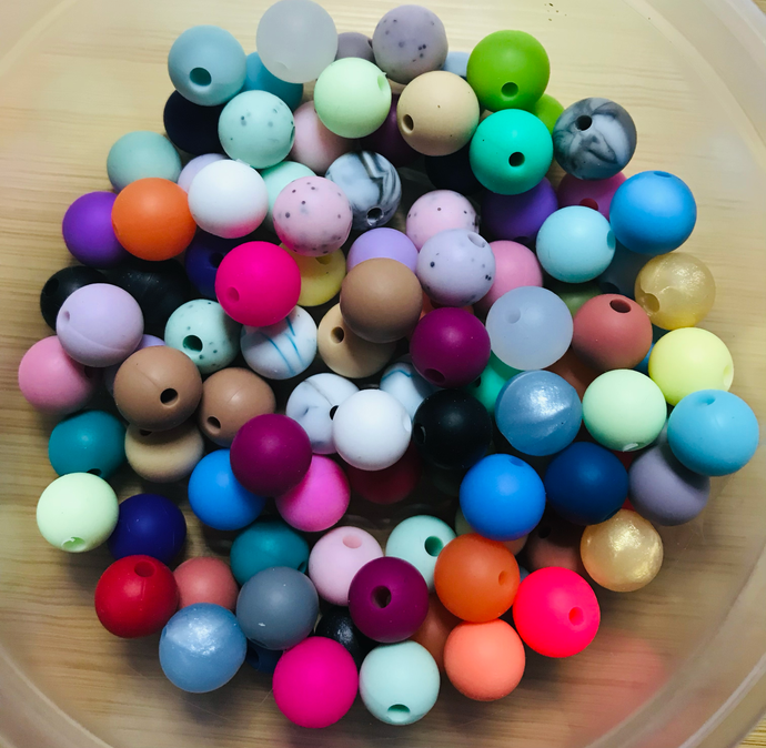 9mm Round Random Mix Colours
